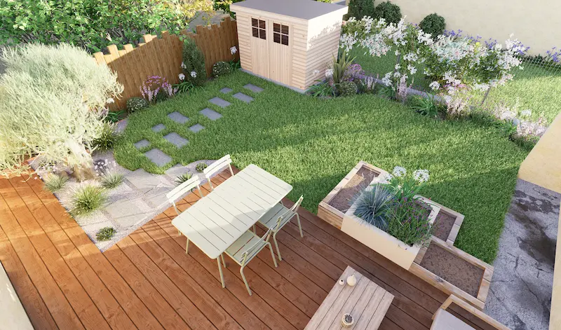 rendu-3d-amenagement-jardin-terrasse-bordeaux Jardin complet après conception à Bordeaux